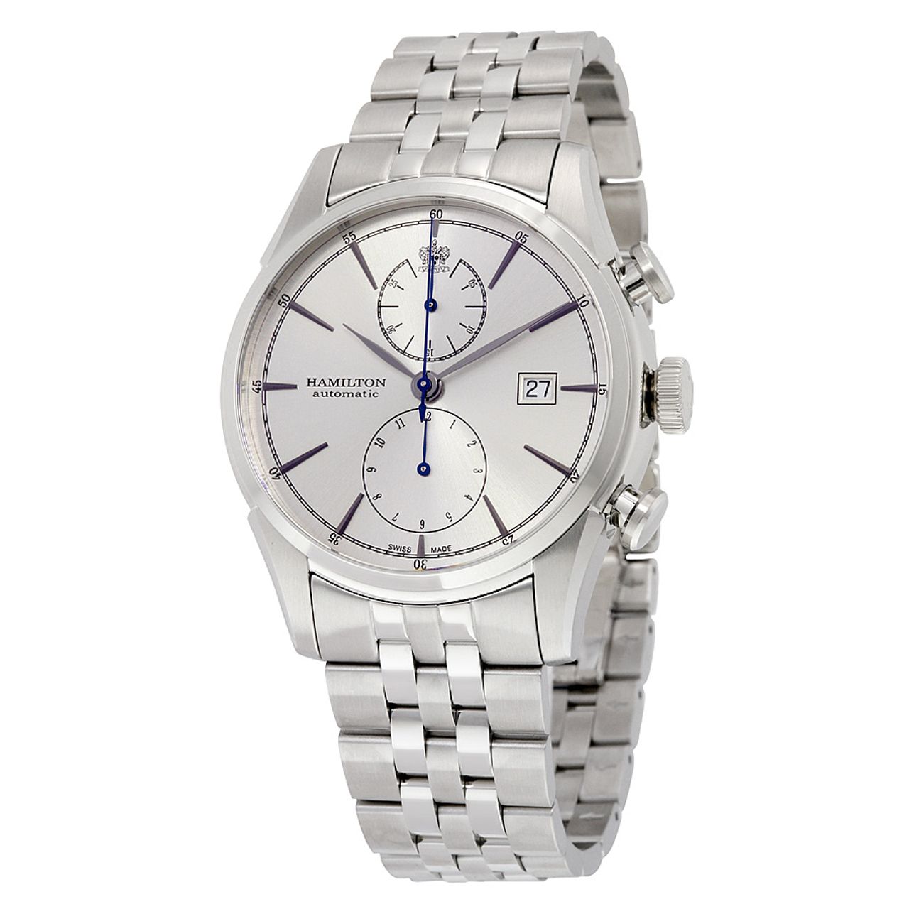 Hamilton H32416981 Mens Silver Dial Analog Automatic Watch