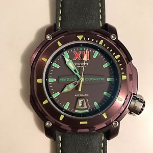 Visconti 1000M Full Dive Abyssus Purple Diver Watch