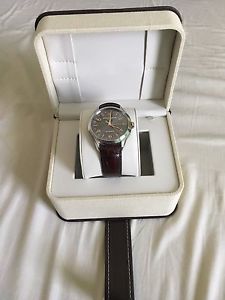 Baume Et Mercier Clifton Dual Time Automatic. In Superb Boxed Condition