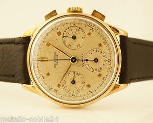 Vintage Universal Geneve Compax Stahl Gold Cal. 285 Chronograph very Nice Watch