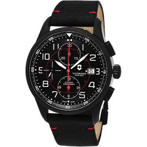 Victorinox Men's 'AirBoss' Swiss Stainless Steel and Nylon Automatic Watch, Colo
