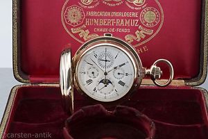 Louis Audemars Grand Complication 250g/8 Oz 18k Gold Pocket watch Original Box