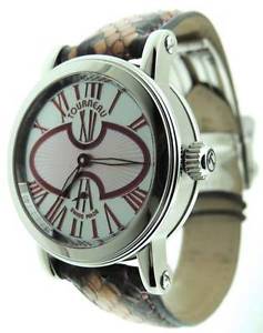Ladies Tourneau Gotham MOP Mid-size Stainless Steel Analog Automatic Watch Paper