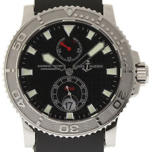 Ulysse Nardin NEW Maxi Marine Diver 263-33-3/92 Black Box/Papers/Warranty #UN5