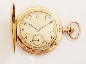 A.Lange and Sohne Original 14K pure Gold Hunter pocket watch No 150