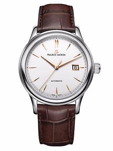 New Mens Maurice Lacroix Les Classiques Date Automatic Watch LC6098-SS001-131-2