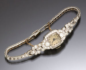 WOMEN'S PLATINUM DIAMOND FIDEN SWISS WATCH | 2.50 CTS TW OF Diamonds