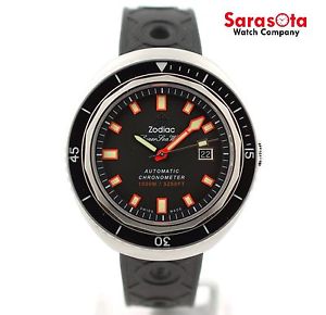 Zodiac Super Sea Wolf ZO9500 Black Dial Automatic Limited Edition Men's Watch