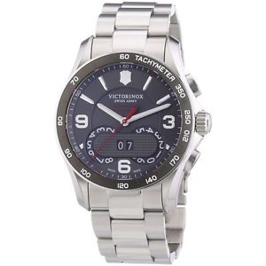 Victorinox Chrono Classic 1/100th 241618 Mens Chronograph Digital Chrono Display