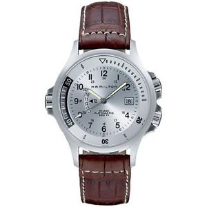 Hamilton Men's Khaki Navy GMT watch #H77625553
