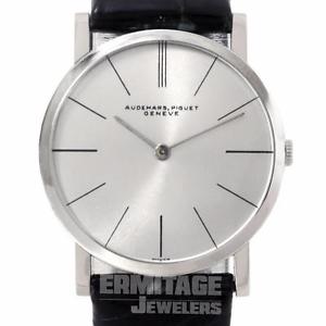 Audemars Piguet Vintage Mens Platinum Watch 1263 One Year Warranty
