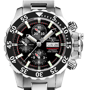 Ball- Watch, Engineer Hydrocarbon NEDU DC3026A-SCJ-BK, Mikroröhrchen (H₃), Neu
