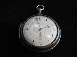 Historical, Running Colonial Era American Verge Fusee, BILLON Philadelphia c1796