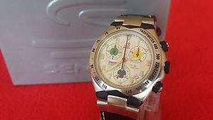 watch AYRTON SENNA by UNIVERSAL GENEVE CHRONOGRAPH QUARTZ / 975.310 very rare