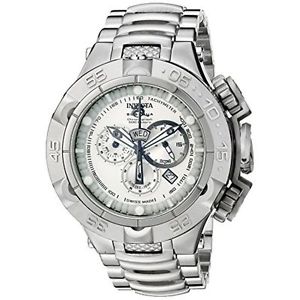 Invicta Subaqua 12886 Mens Silver Dial Quartz Watch with Stainless Steel Strap