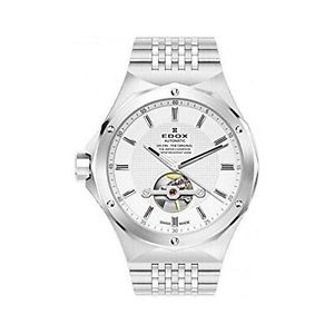 Edox Men's 85024 3M AIN Delfin Analog Display Swiss Automatic Silver Watch