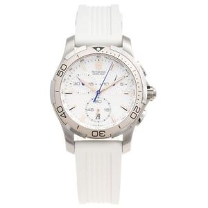 Victorinox 241351 Womens Mop Dial Quartz Watch with Rubber Strap