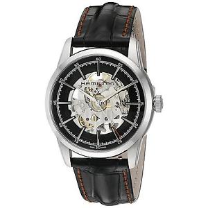 HAMILTON HERREN-ARMBANDUHR 42MM SCHWARZ SCHWEIZER AUTOMATIK ANALOG H40655731