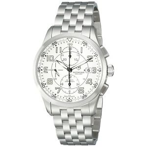 Victorinox 241621 Mens Silver Dial Analog Automatic Watch