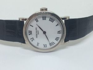 18k white gold Patek Philippe calatrava ladies manual winding ref  4809 G