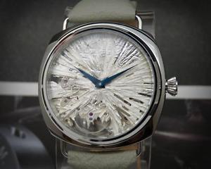 New Unique Handcrafted Stainless Steel men's watch mechanical high end movement