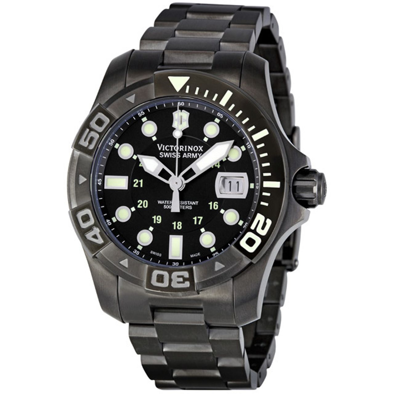 Victorinox Dive Master 500M 241429 Mens Black Dial Analog Quartz Watch