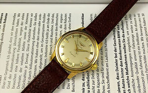 Vintage Rare mint 18k Longines Conquest Cal.19 as Ref.9001 no chronograph 18kt