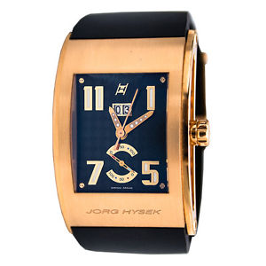 Hysek kilada Men's Automatic Black Rubber Rose Gold Case Watch KI32R00A42-CA01