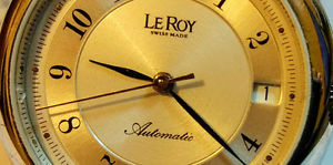 LEROY ,SWISS, AUTOMATIC ,COLLECTORS, ONCE A LIFE OFFER,DONT MISS,NOS