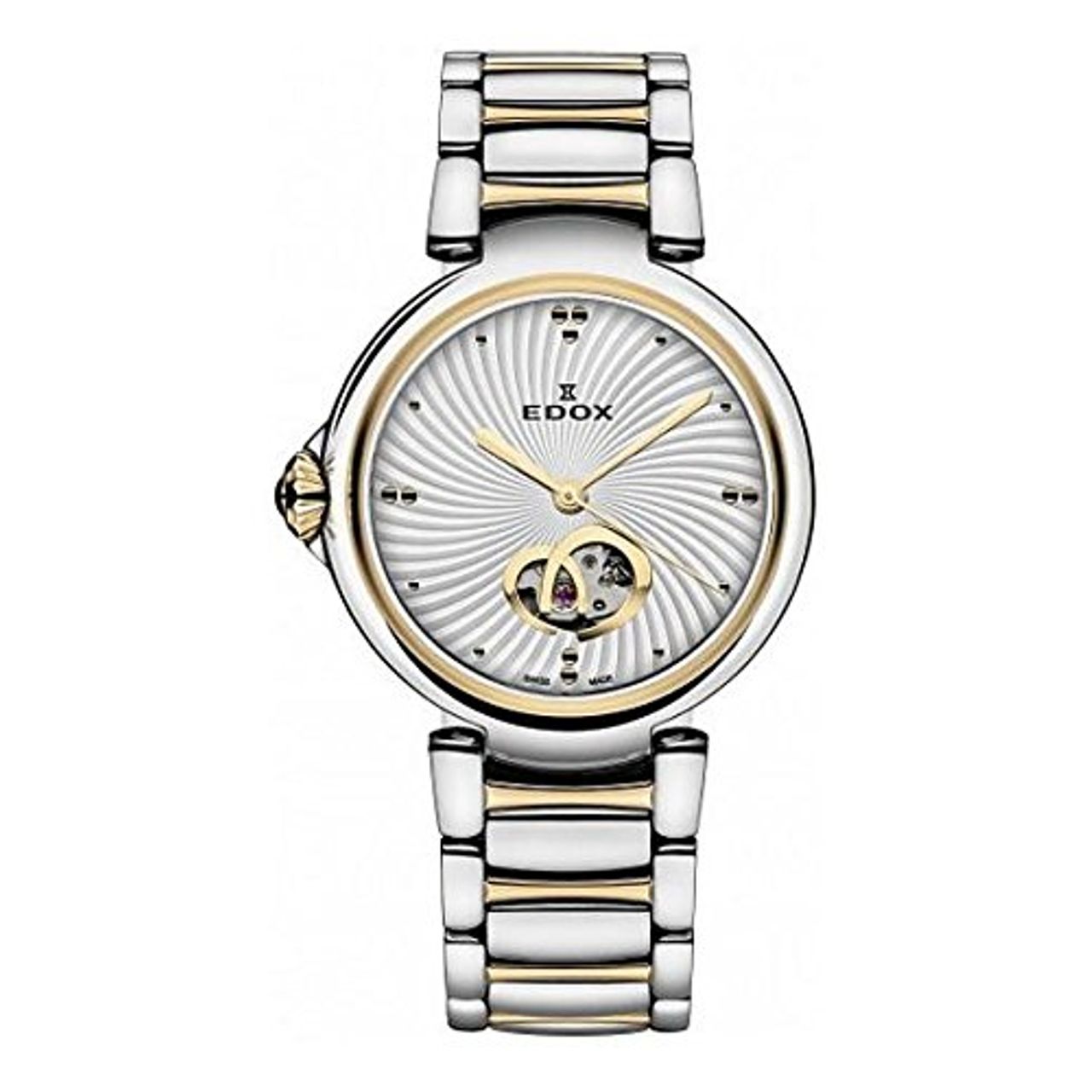 Edox 85025 357RM AIR Womens Silver Dial Analog Automatic Watch