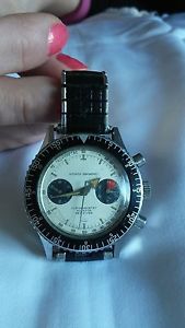 Vintage Nivada Grenchen Chronomaster Aviator Sea Diver