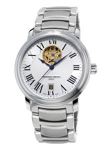 NEW Frederique Constant Heart Beat Stainless Steel Men's Watch FC-315M4P6B3 Luxe