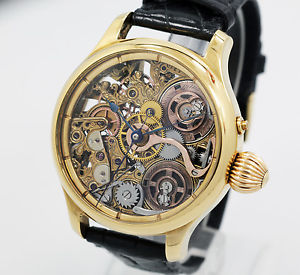 1873 Two train independent jump second  Ulysse Nardin watch movement Skeleton