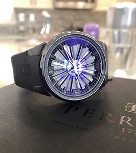 Perrelet Turbine Automatic Manufacture Movement 44mm Watch A1047/2 STUNNING !!