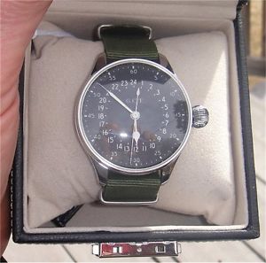 Hamilton 4992B Conversion 24 Hr. Greenwich Civil Time GCT Stainless Wrist Watch