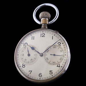 A. LANGE & SOHNE GLASHUTTE WW II KRIEGSMARINE NAVIGATION B-UHR POCKET WATCH