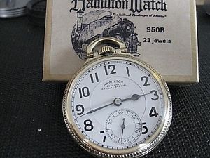 HAMILTON , 23 JEWEL 950B RAILWAY SPECIAL, WOW!