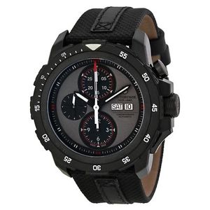 Victorinox 241528 Mens Grey Dial Analog Automatic Watch with Leather Strap