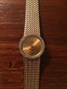Ladies Concord Gold and Diamond Watch 14k with 36 diamond points