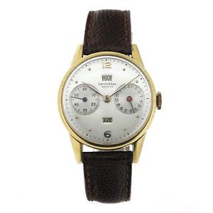 Vintage UNIVERSAL Geneve Triple Date Calendar Mens Watch, Cal. 291, Ref. 21301