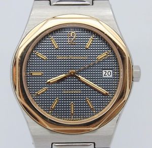 c.1990's Girard Perregaux Laureato ref.8010 36mm Steel Rose Mens Automatic Watch