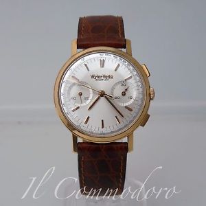 Wyler Vetta Chronograph Incaflex Valjoux 23 Gold Rare 9730 - BU40OL