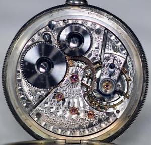 AMERICAN WATCH CO GRADE 1888  w/ COIN OPEN FACE CASE