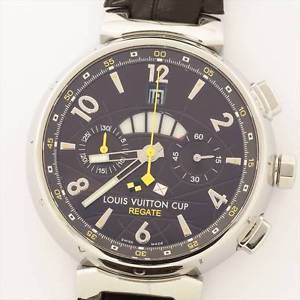 Auth Louis Vuitton Watch Tambour