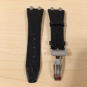 Audemars Piguet Royal Oak Offshore Original AP Croc Strap with Deployant Buckle
