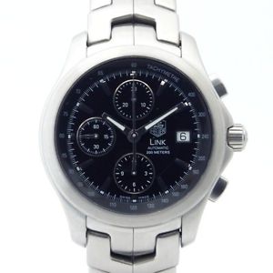 Auth TAGHeuer Link Chronograph Men's Automatic SS 193850
