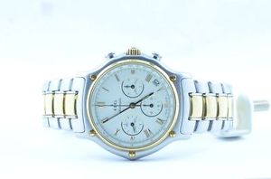 EBEL 1911 EL PRIMERO STAINLESS STEEL CHRONO AUTOMATIC STEEL/GOLD TOP 1134901