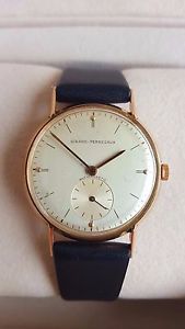 Vintage 1950s' GIRARD PERREGAUX  -Antimagnetic  18K Gold  Mechanichal 17-Jewels