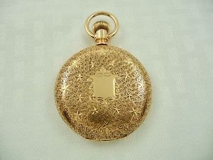 1883-1899 E.Howard Boston 14K Rose Gold Series VII 18sz. 15j SW/SS
