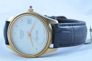GLASHÜTTE ORIGINAL 18K 750 GOLD AUTOMATIQUE FÊTE ANNIVERSAIRE SENATOR + BOÎTE